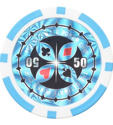 Ultimate pokerchip 11.5g - Value 50 - 25st.